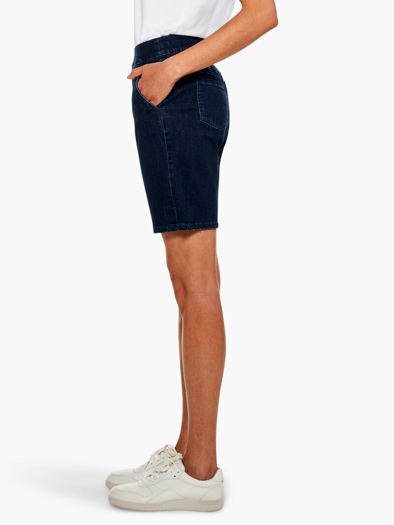 Woman Wears 9" All Day Denim Short image number 1