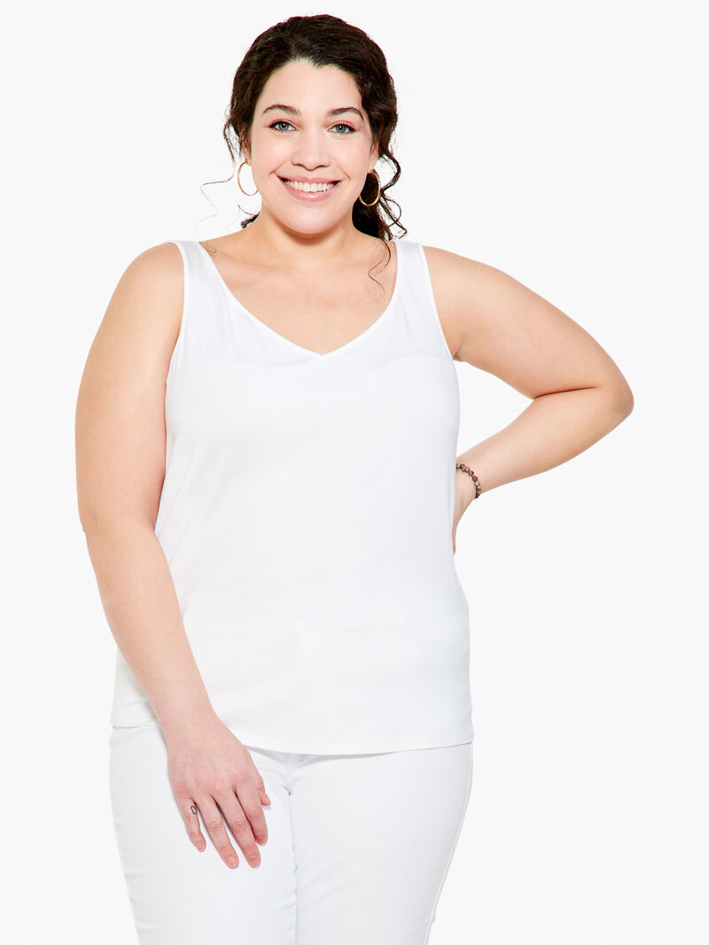 Woman Wears Front To Back Eaze Tank image number 0