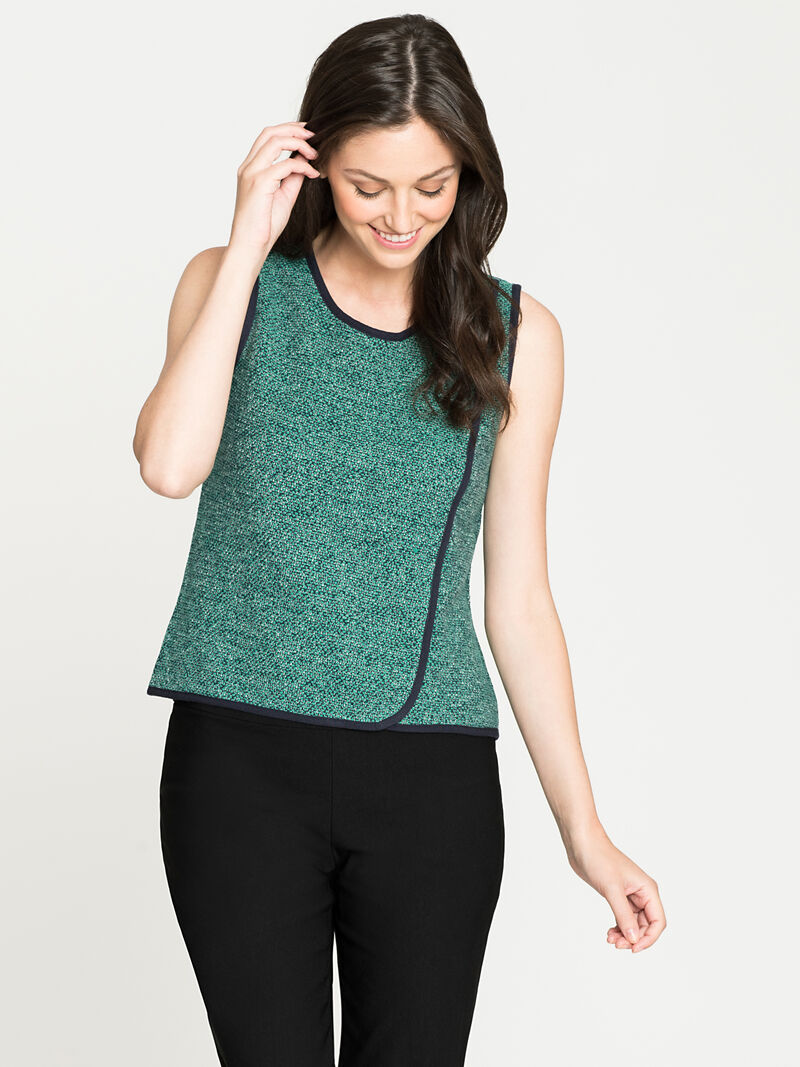 
                    Speckled Knit Tank