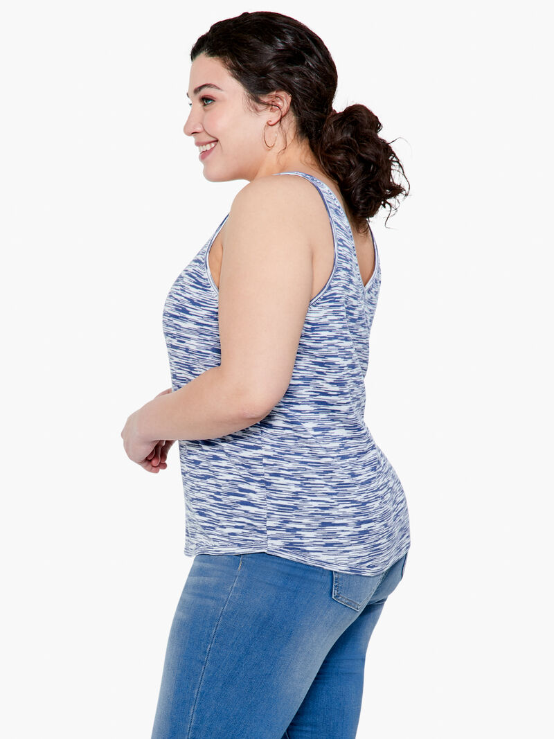 Woman Wears Spacedye Vital Tank image number 1
