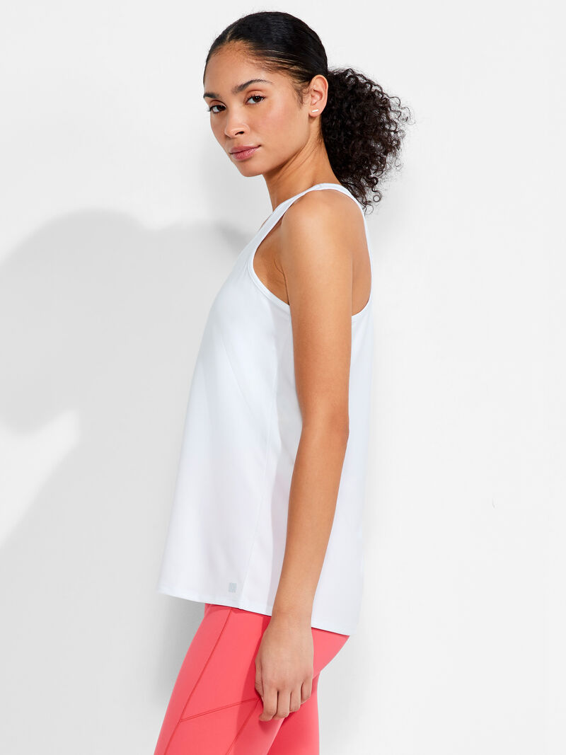 Woman Wears Flowfit Scoop Tank image number 1