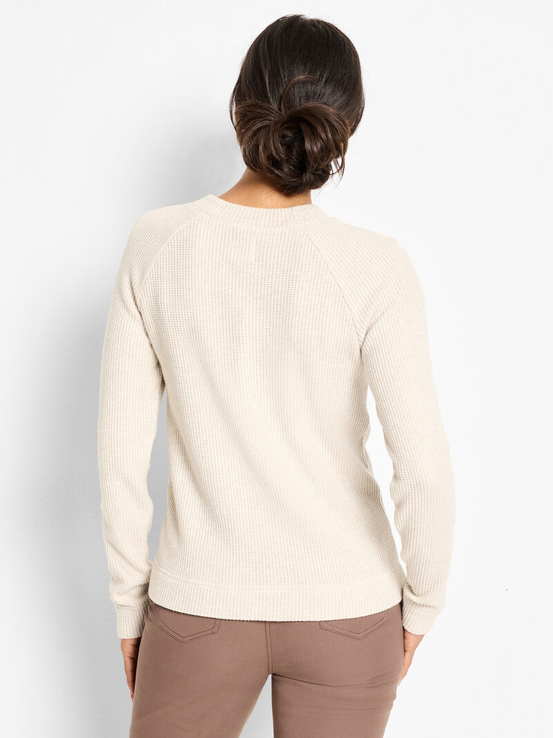 Woman Wears Soft Thermal Button Top image number 3