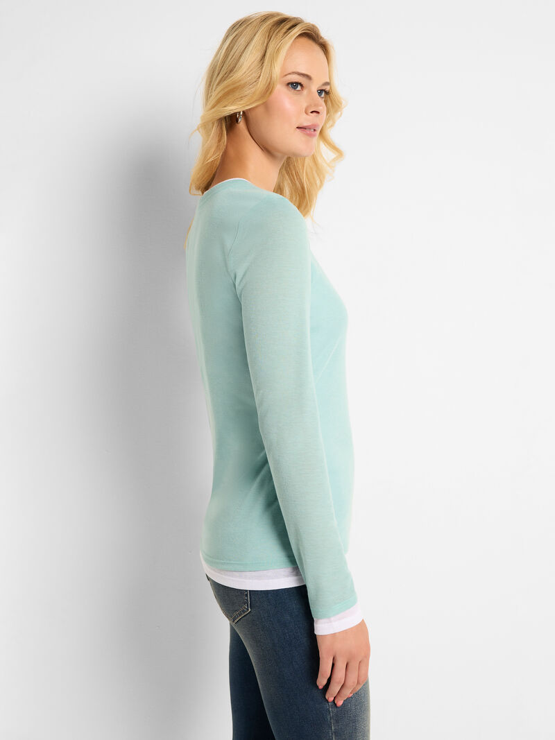 NZT Long Sleeve Double Layer Top