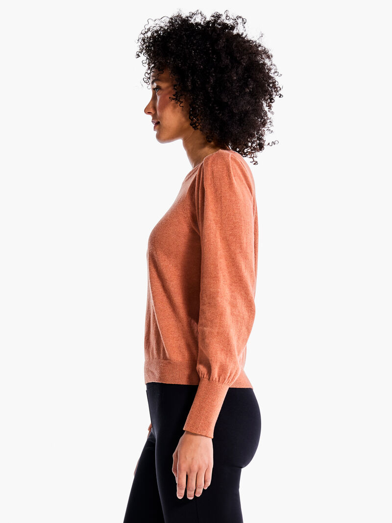 Woman Wears Femme Sleeve Sweater image number 2