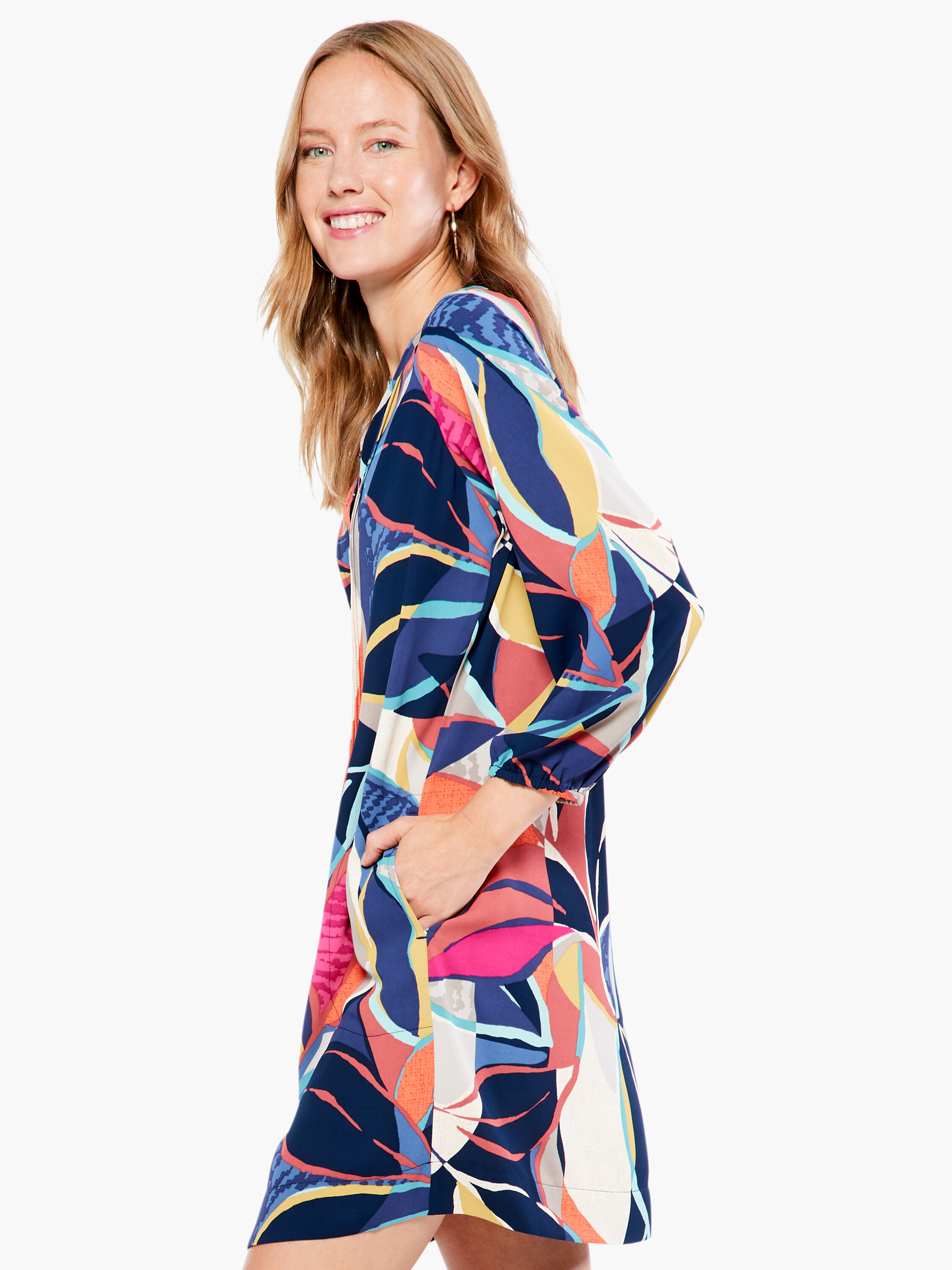 Jigsaw Leaf Dress NIC ZOE
