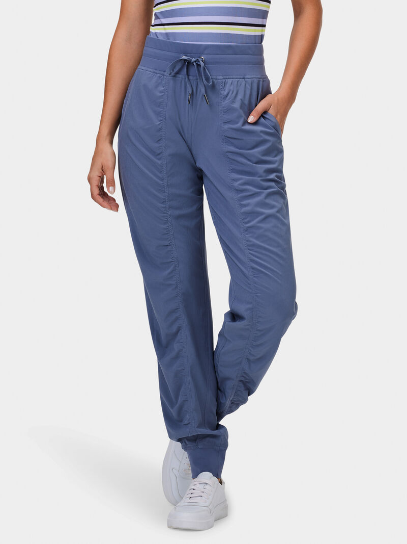 Woman Wears Tech Stretch Ruched Jogger image number 0
