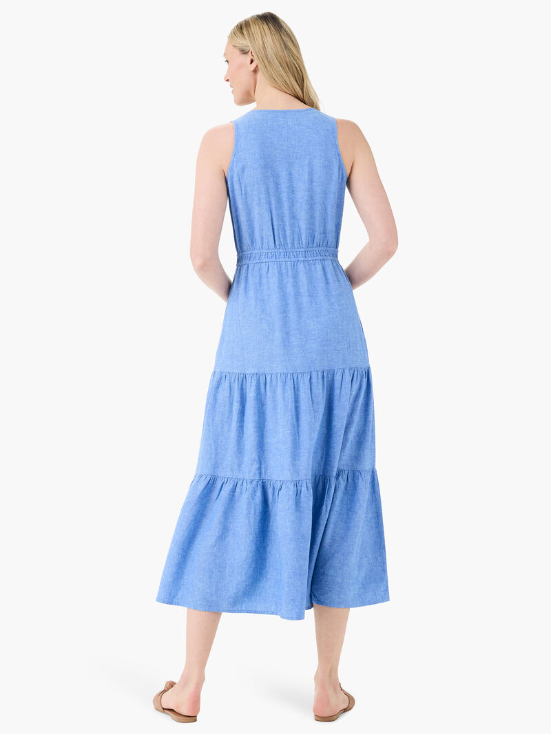 Woman Wears Rumba Linen Daydream Dress image number 2