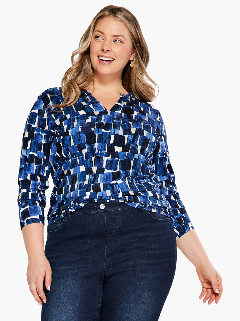 Woman Wears Artist Blocks Top image number 0