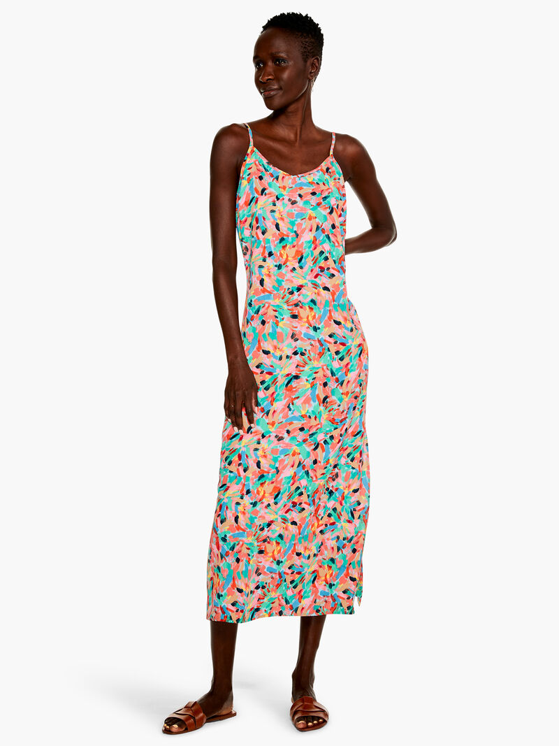Woman Wears Punchy Petals Slip Dress image number 3