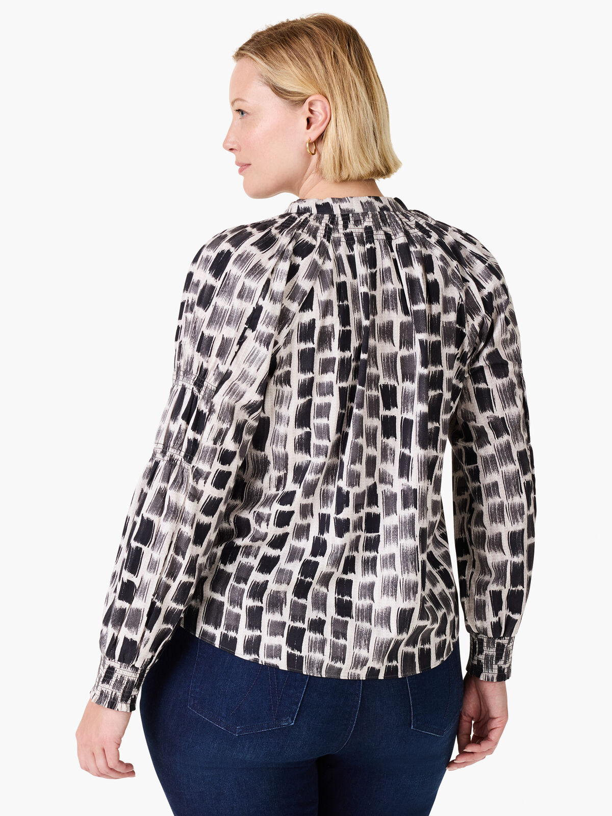 Brushstroke Blues Top
