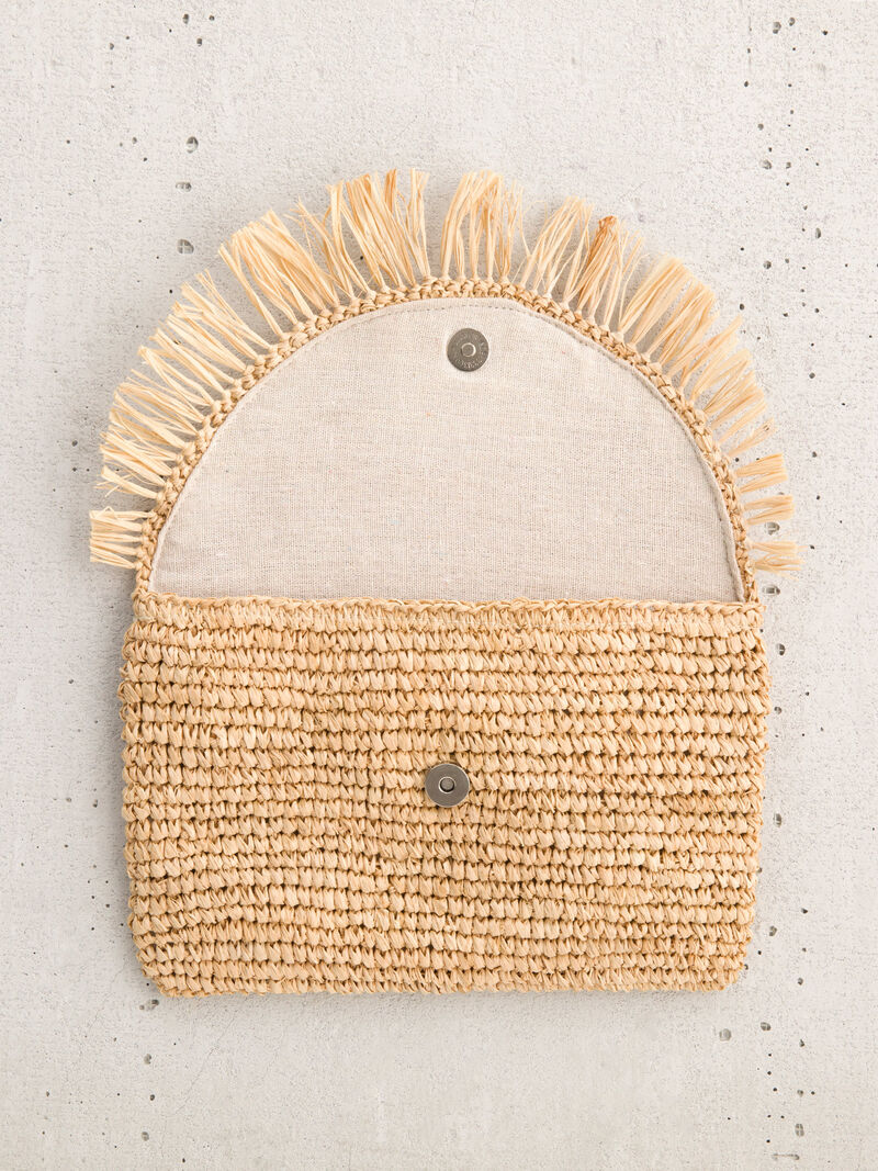 Woman Wears Hat Attack Sunshine Clutch image number 2