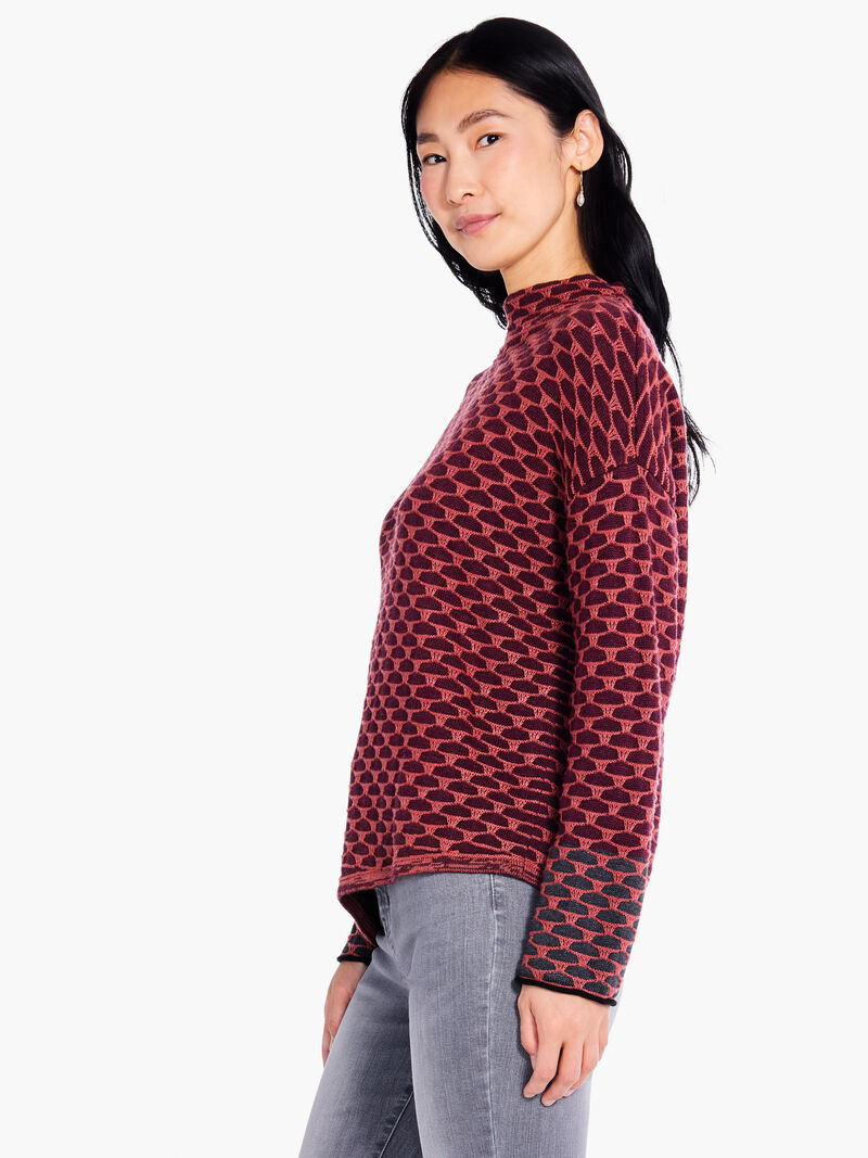 Woman Wears Pixel Play Sweater image number 1
