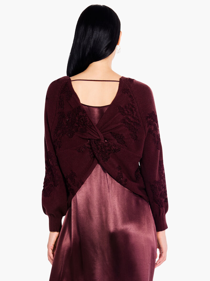 Woman Wears Twist It Up Sweater image number 2