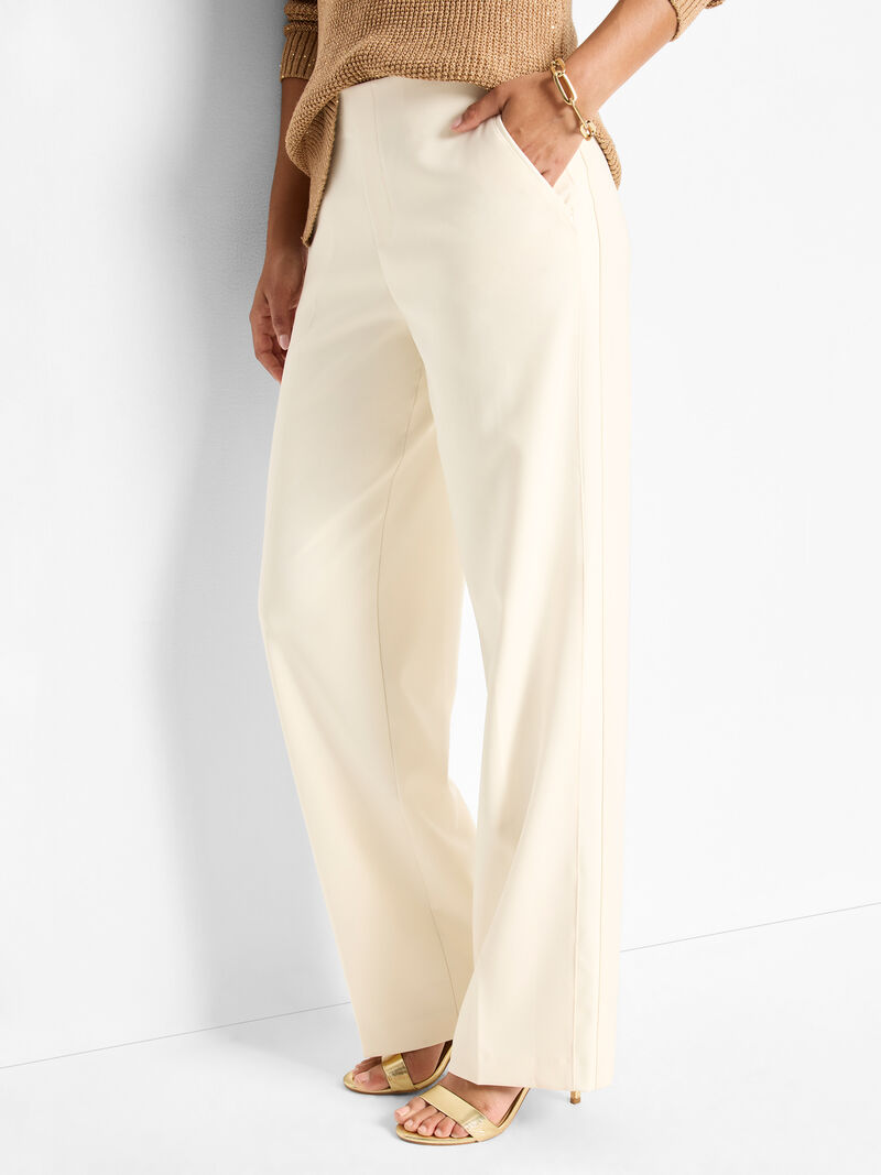 31" Lenox Wide Leg Sleek Stretch Tuxedo Pant
