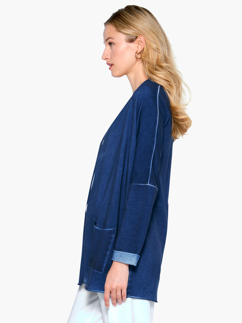 Woman Wears French Terry Easy Jacket image number 1