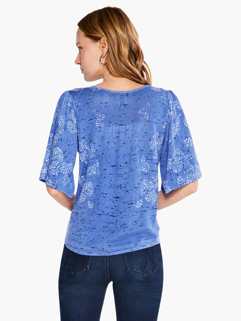 Woman Wears Coastline Coral Sweater image number 2