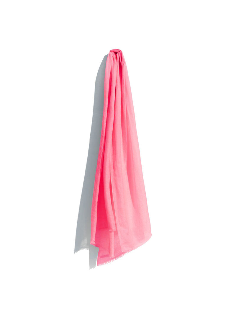 Woman Wears Meg Cohen - Cashmere Whisper Weight Scarf image number 0