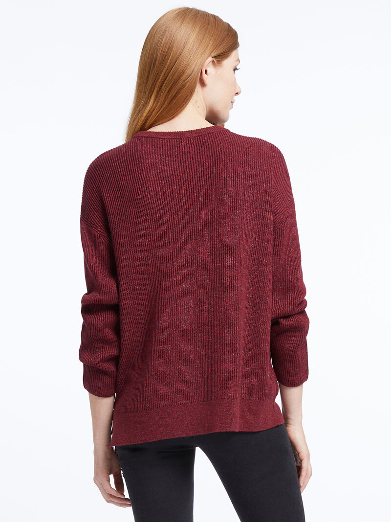 Woman Wears Fringe Times Sweater image number 2