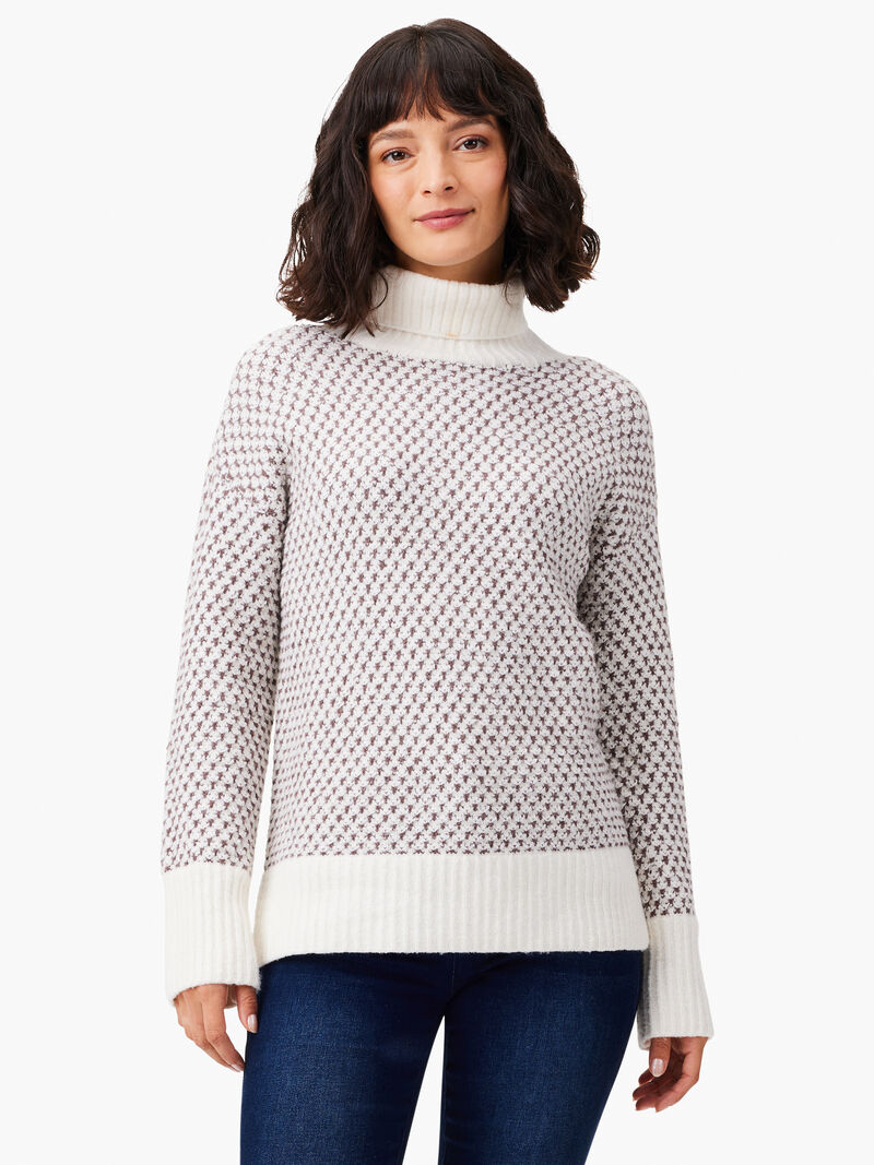 Woman Wears Cozy Spot Sweater image number 0