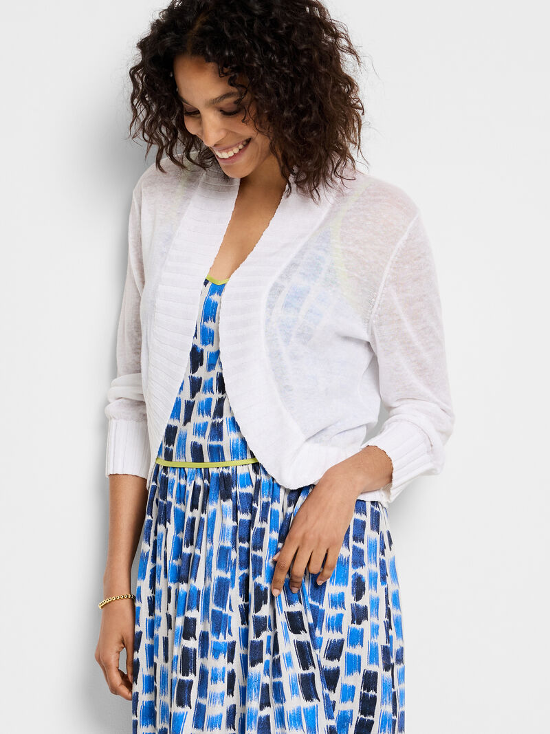 Woman Wears Bolero Cardigan image number 0