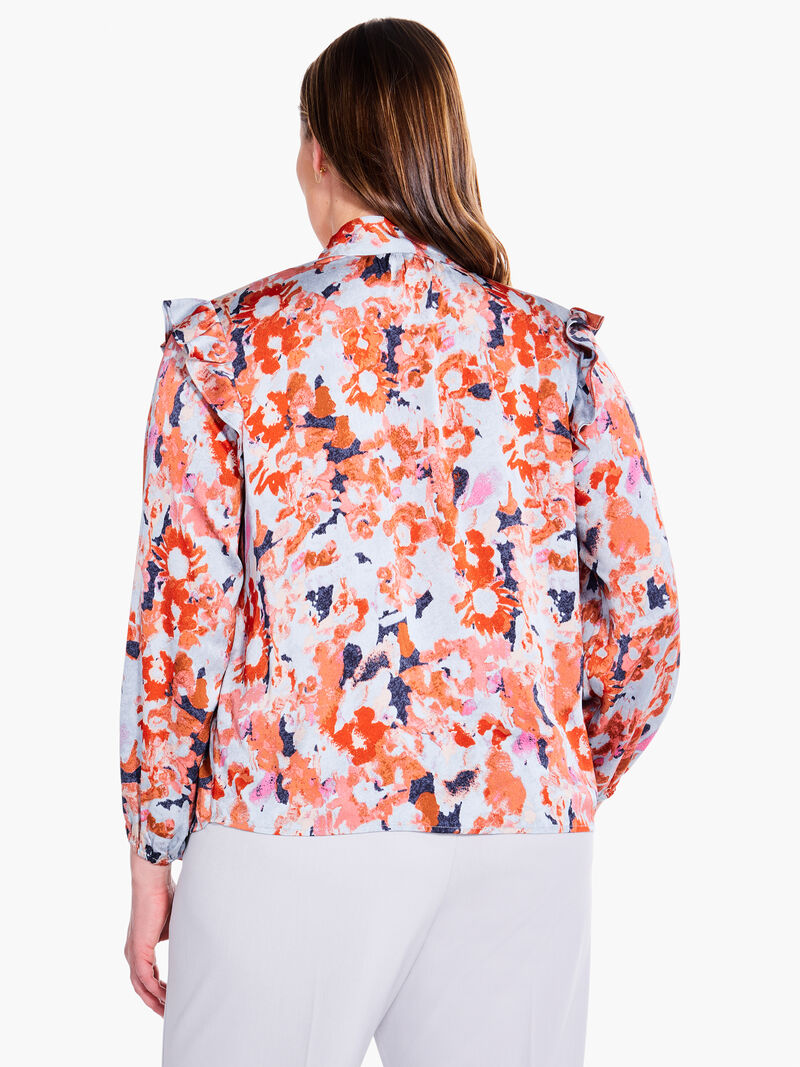Woman Wears Pressed Petals Top image number 2