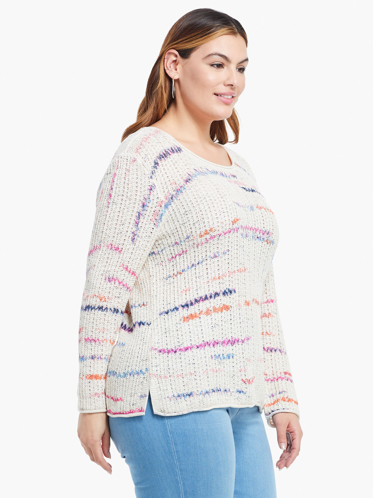 sunset curve sweater