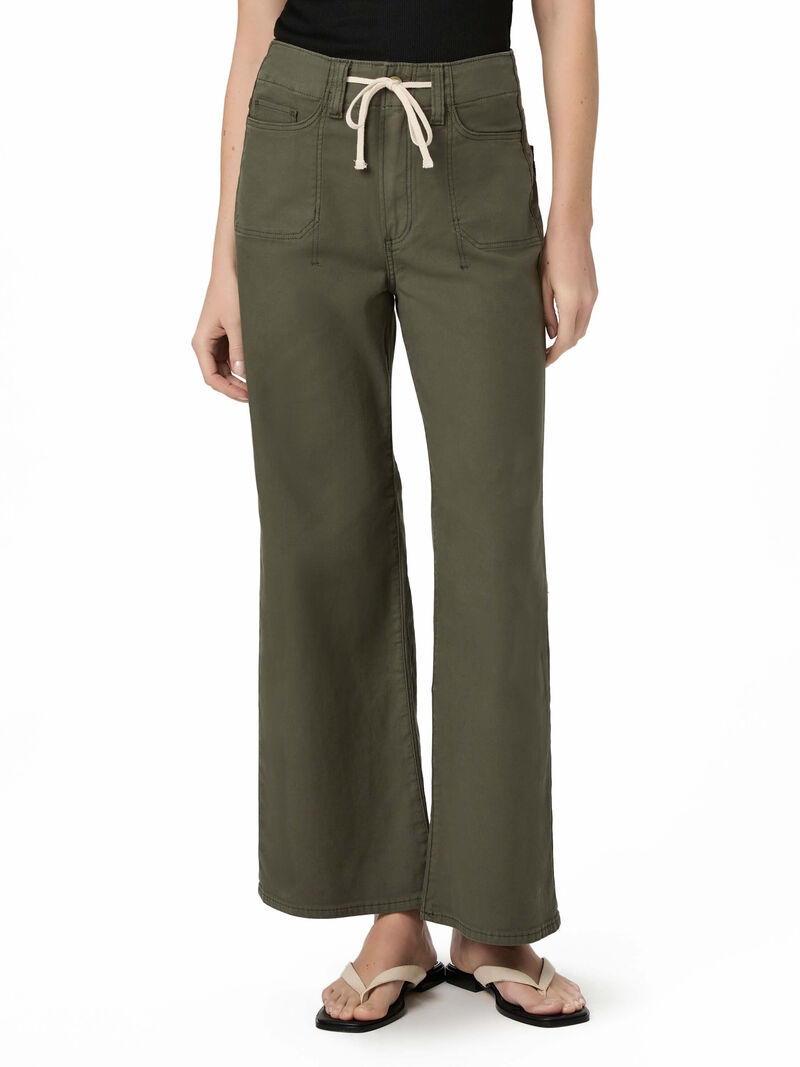 Woman Wears Paige - Ari With Waistband Tie Pant image number 0