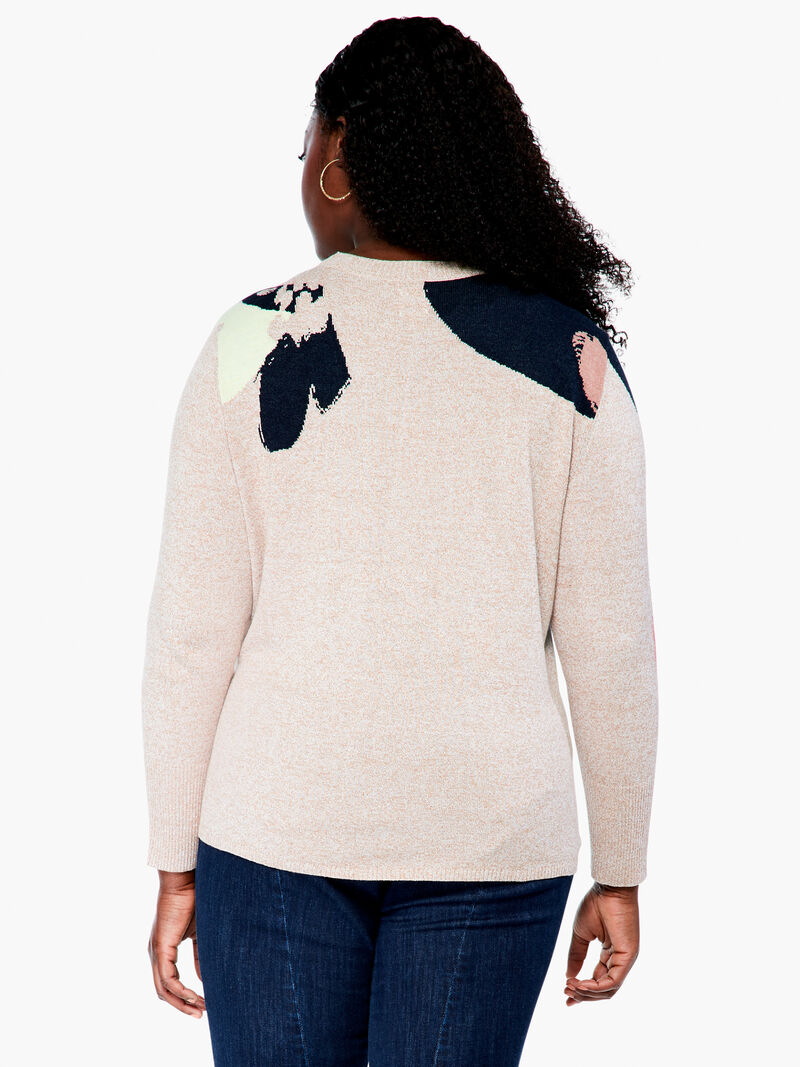 Woman Wears At Dusk Sweater image number 2