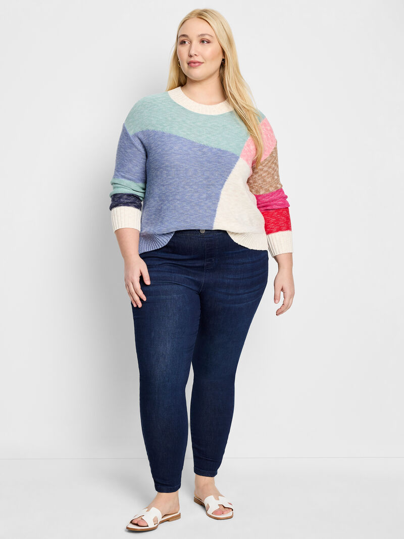 Color Crossing Sweater