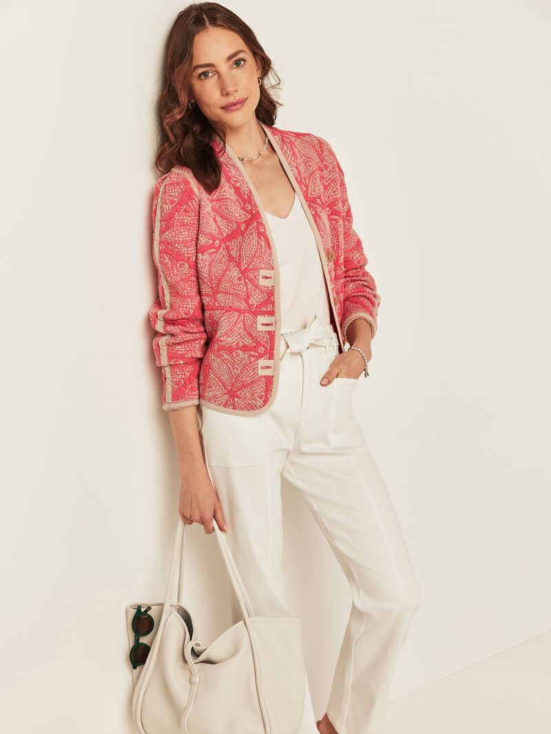 Woman Wears Jet Set Knit Jacket image number 5