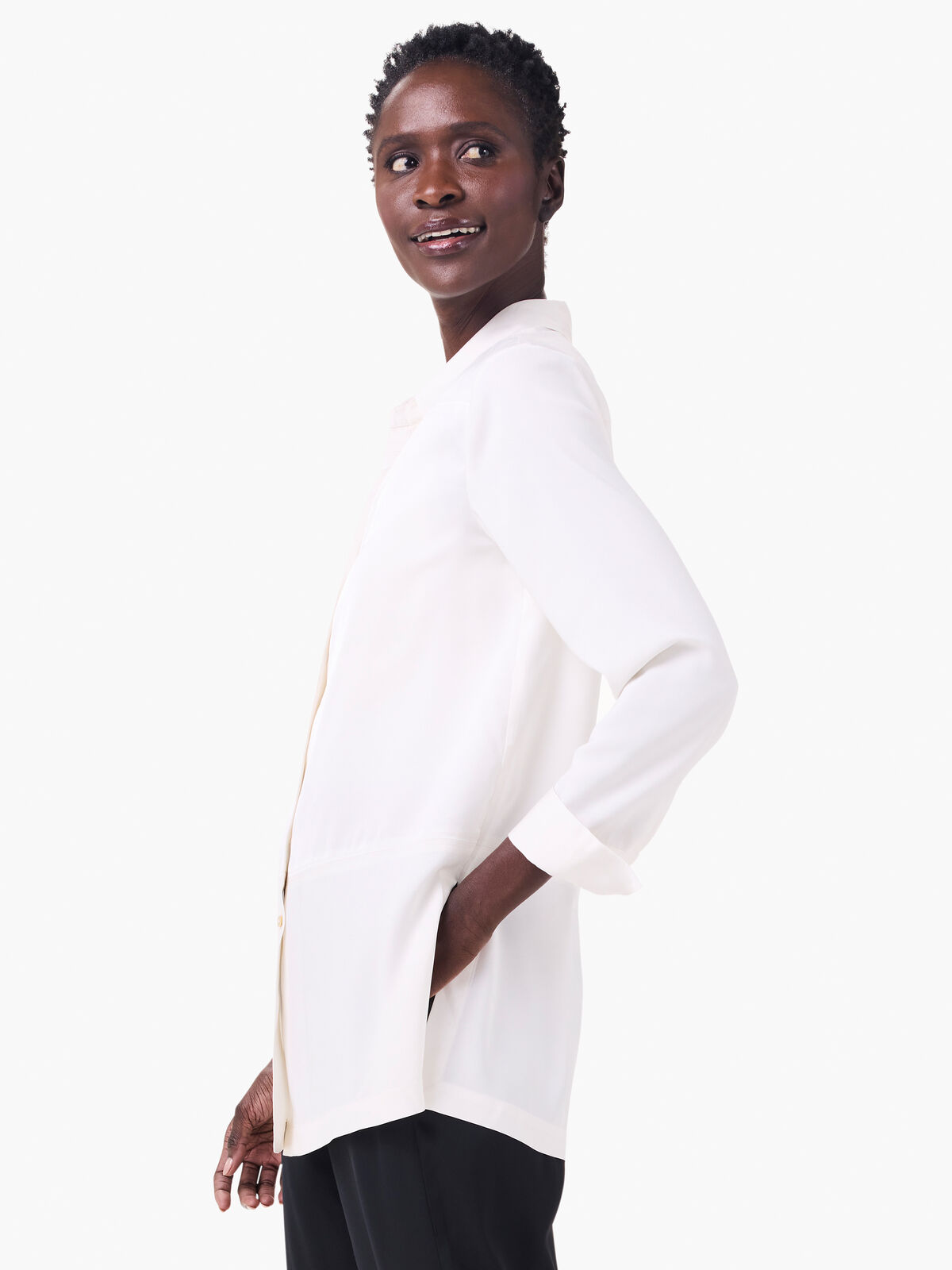 Crepe Mix Shirt