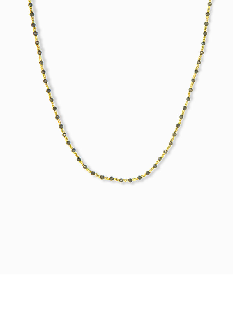 Woman Wears Marlyn Schiff -  Seed Bead Necklace image number 0