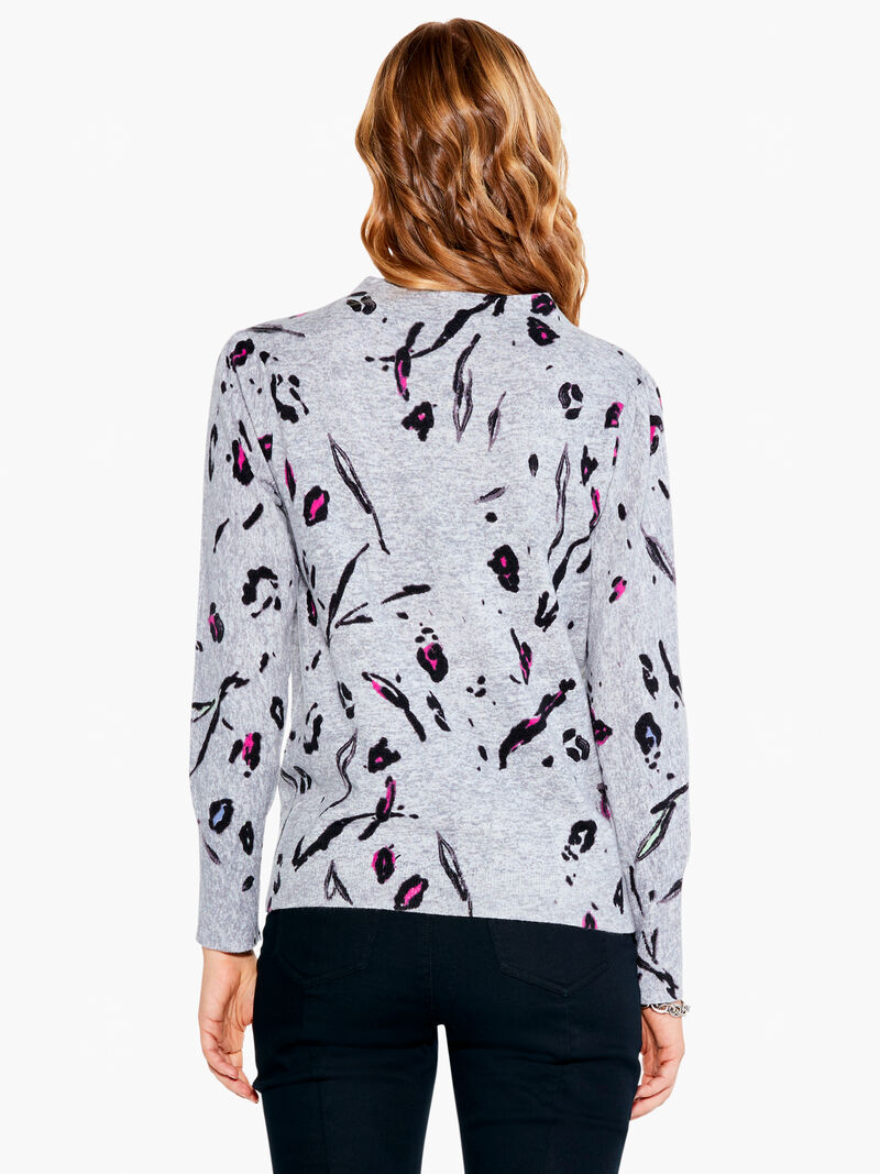 Woman Wears Petal Toss Sweater image number 3