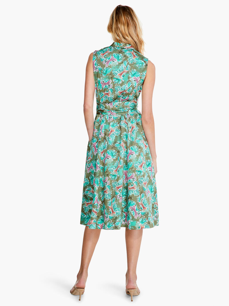 Woman Wears Pouncing Panthers Shirt Dress image number 3