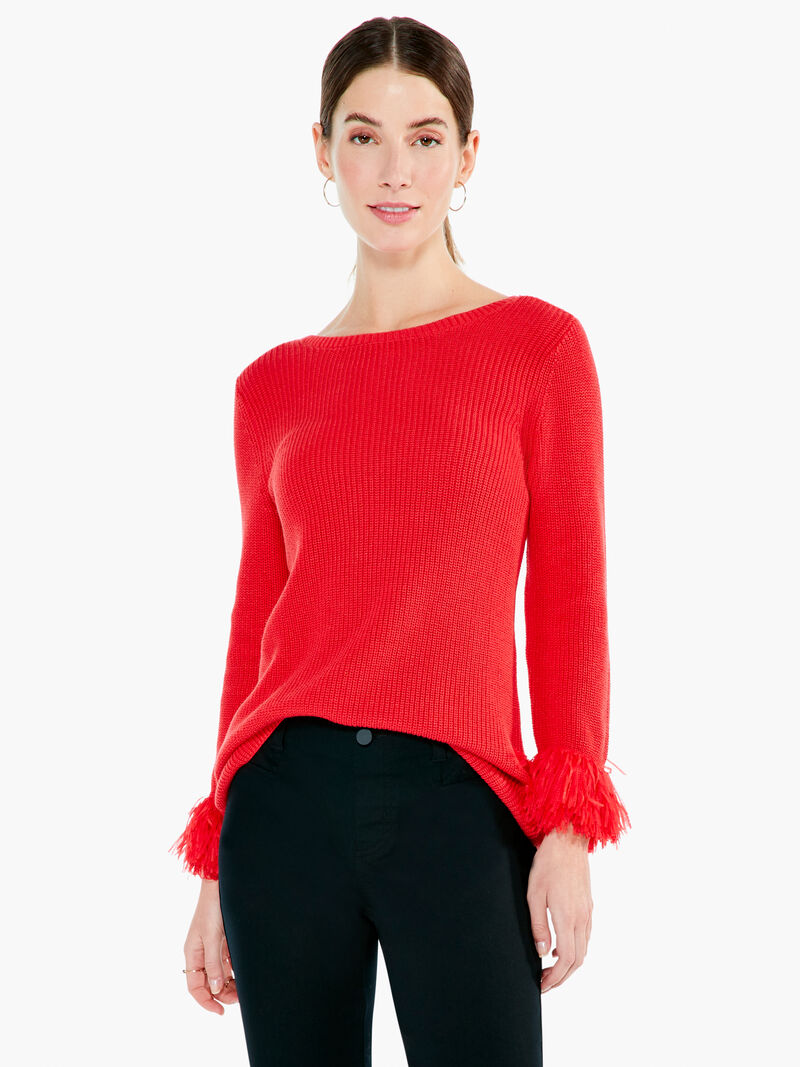 Woman Wears Night Fall Sweater image number 0