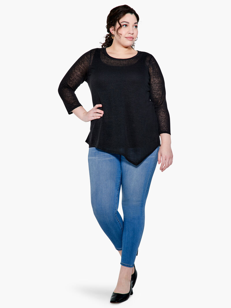 Woman Wears Featherweight Angle Sweater image number 3