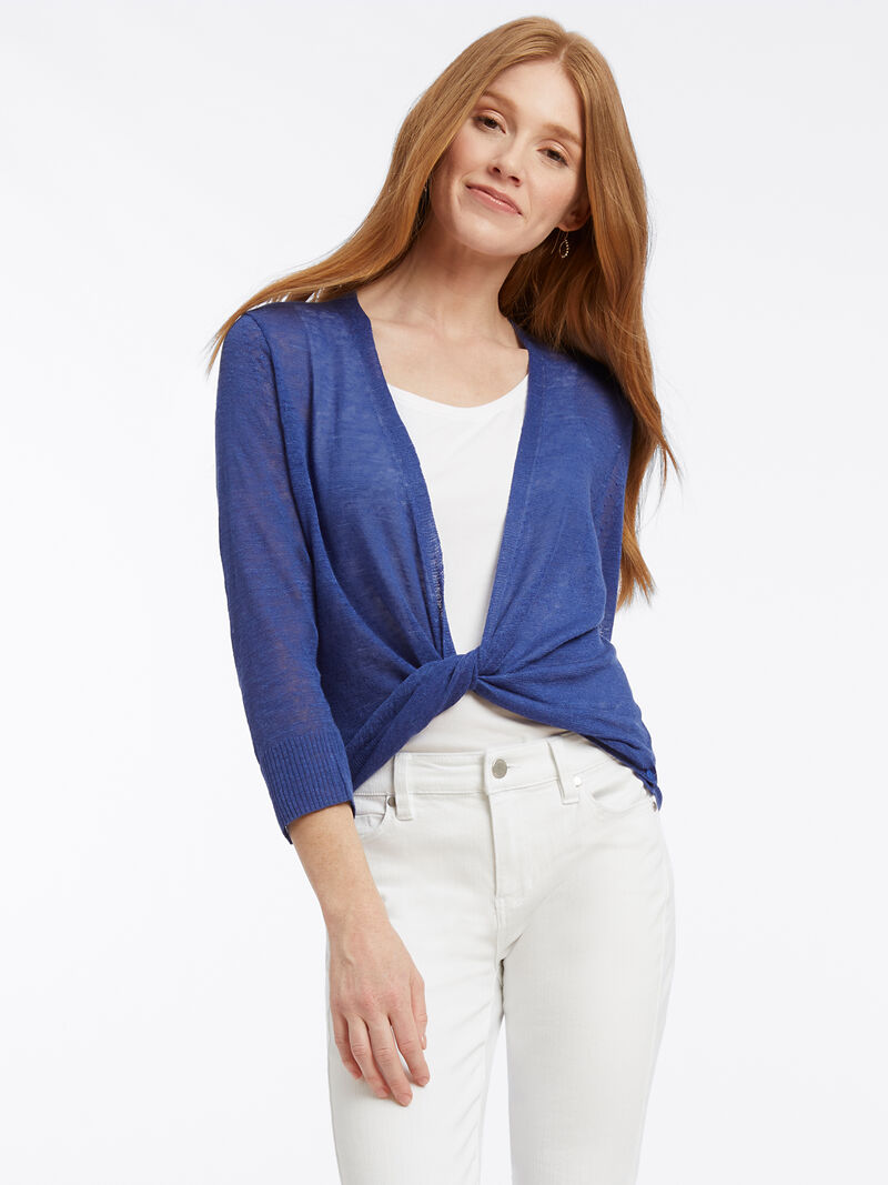 Woman Wears Lightweight 4-Way Cardigan image number 2