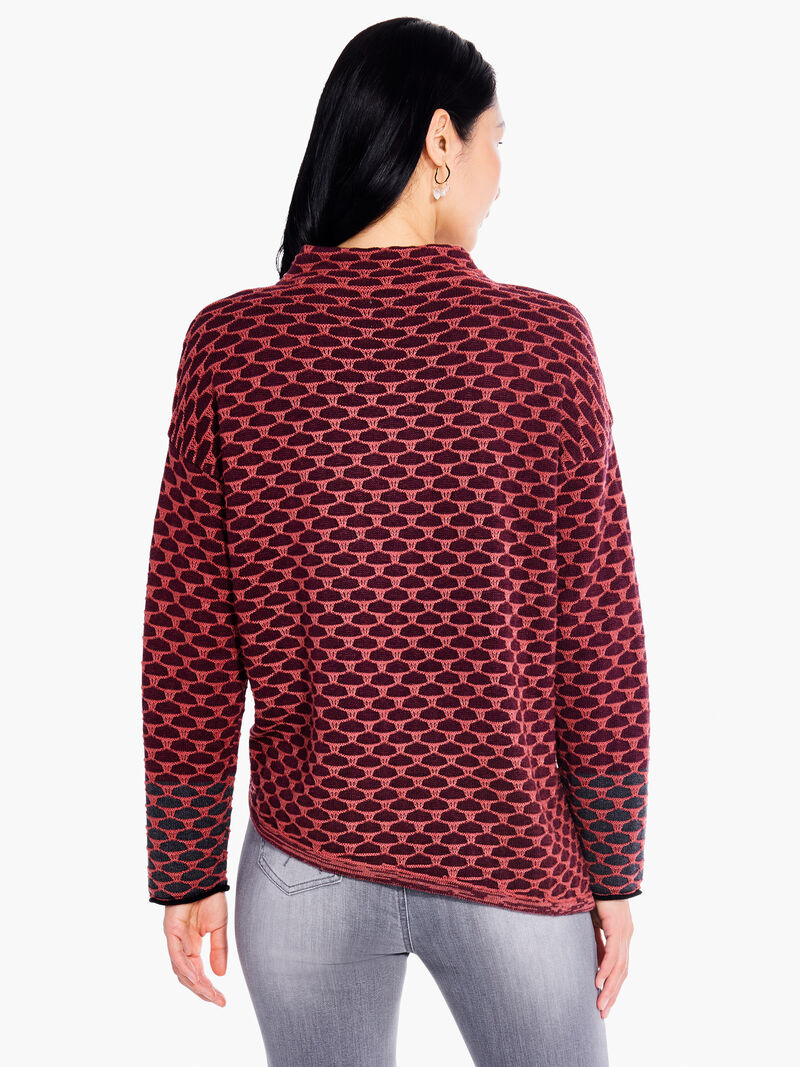 Woman Wears Pixel Play Sweater image number 2