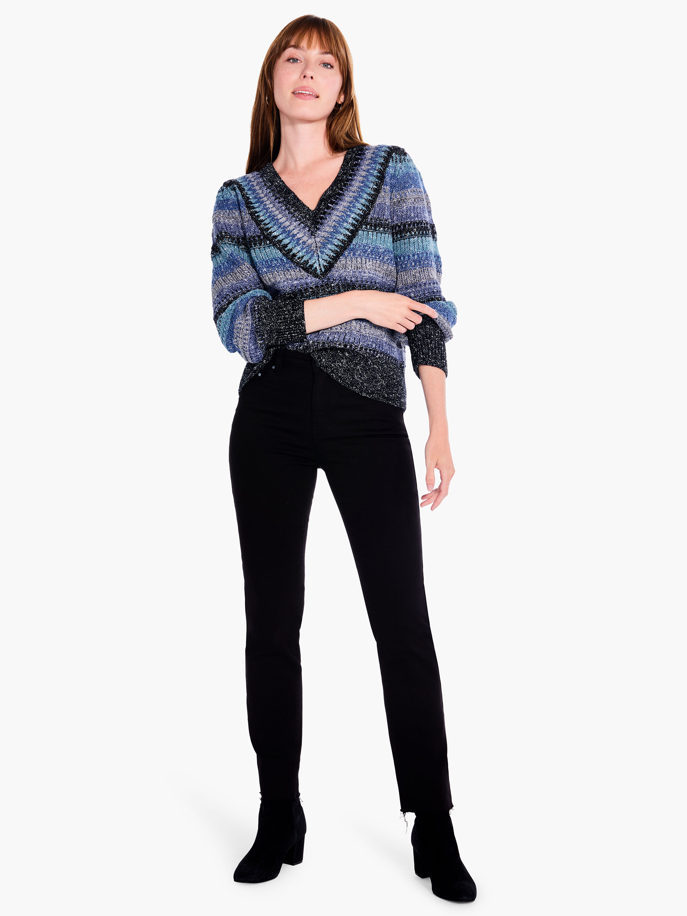 Sapphire Stripes Sweater NIC ZOE