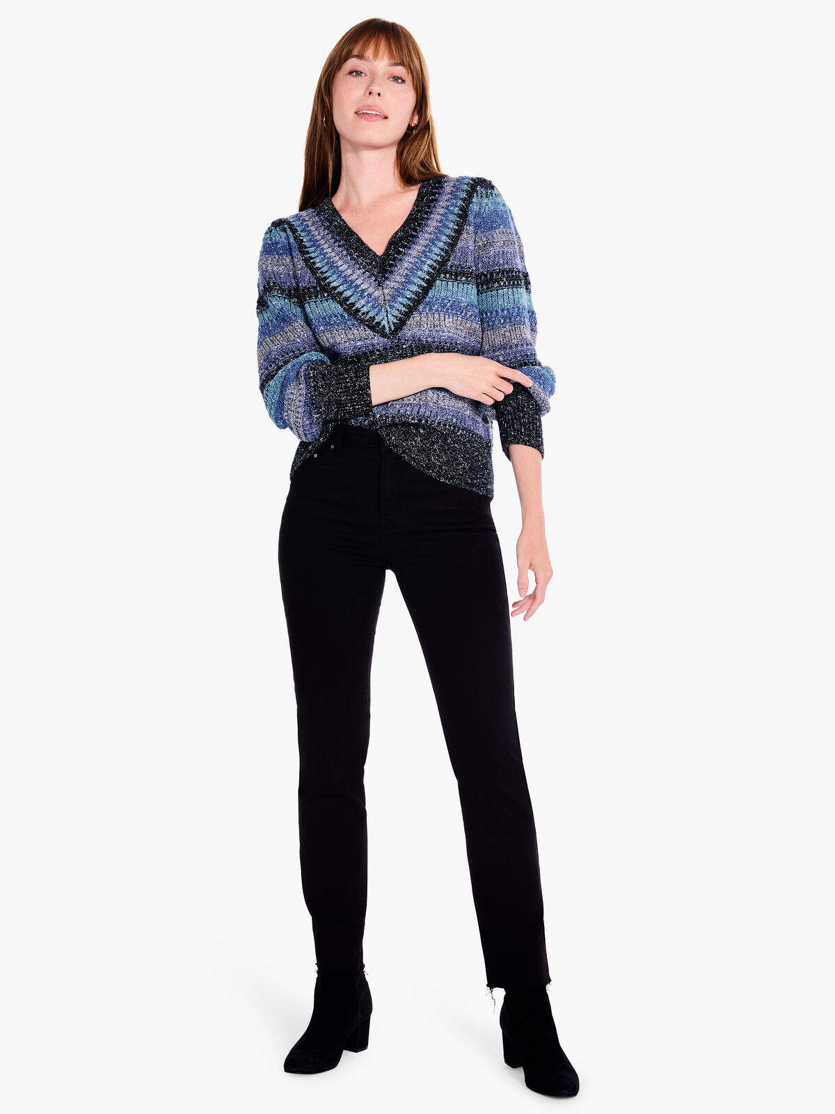 Sapphire Stripes Sweater