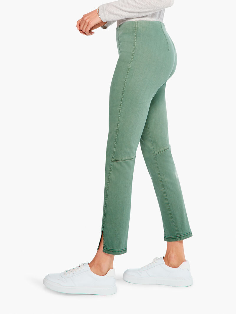 Woman Wears Seams All Day Denim Slim Pant image number 1