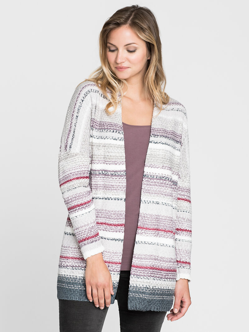 
                    Sunset Stripe Cardigan