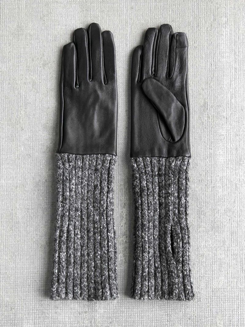 Woman Wears Amato Glove With Knit Overlay image number 2
