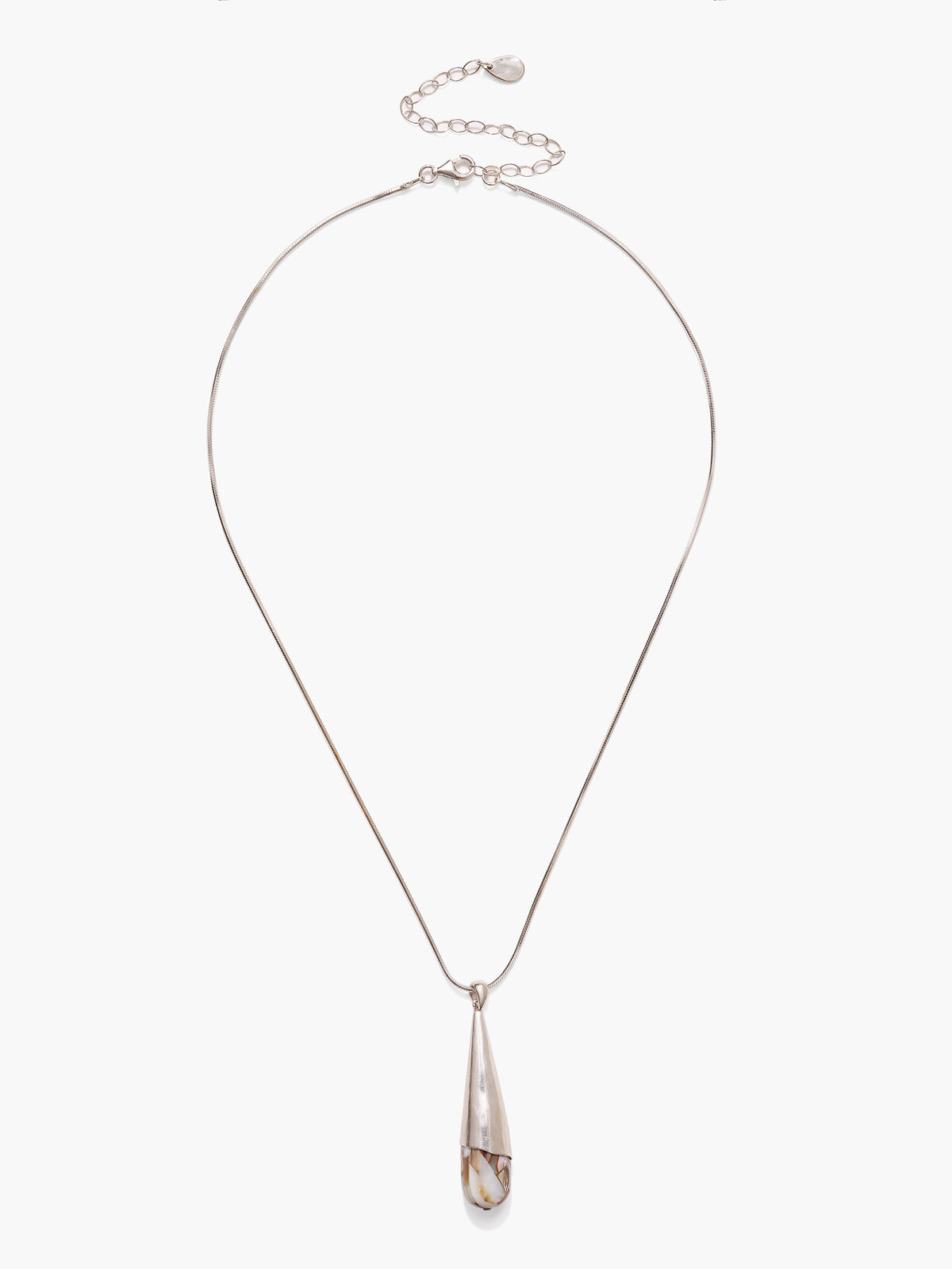 Chan Luu - Abalone Silver Necklace