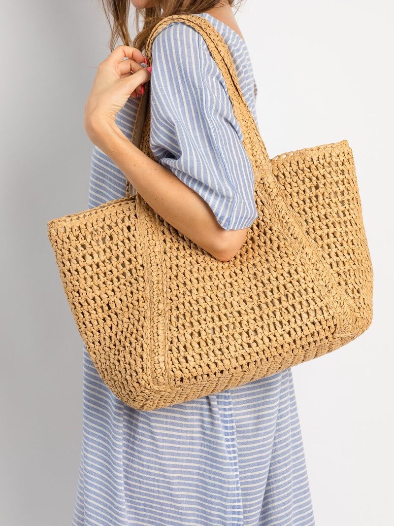Woman Wears Hat Attack Bora Slouchy Tote image number 1