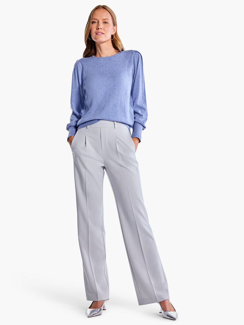 Woman Wears Femme Sleeve Sweater image number 3