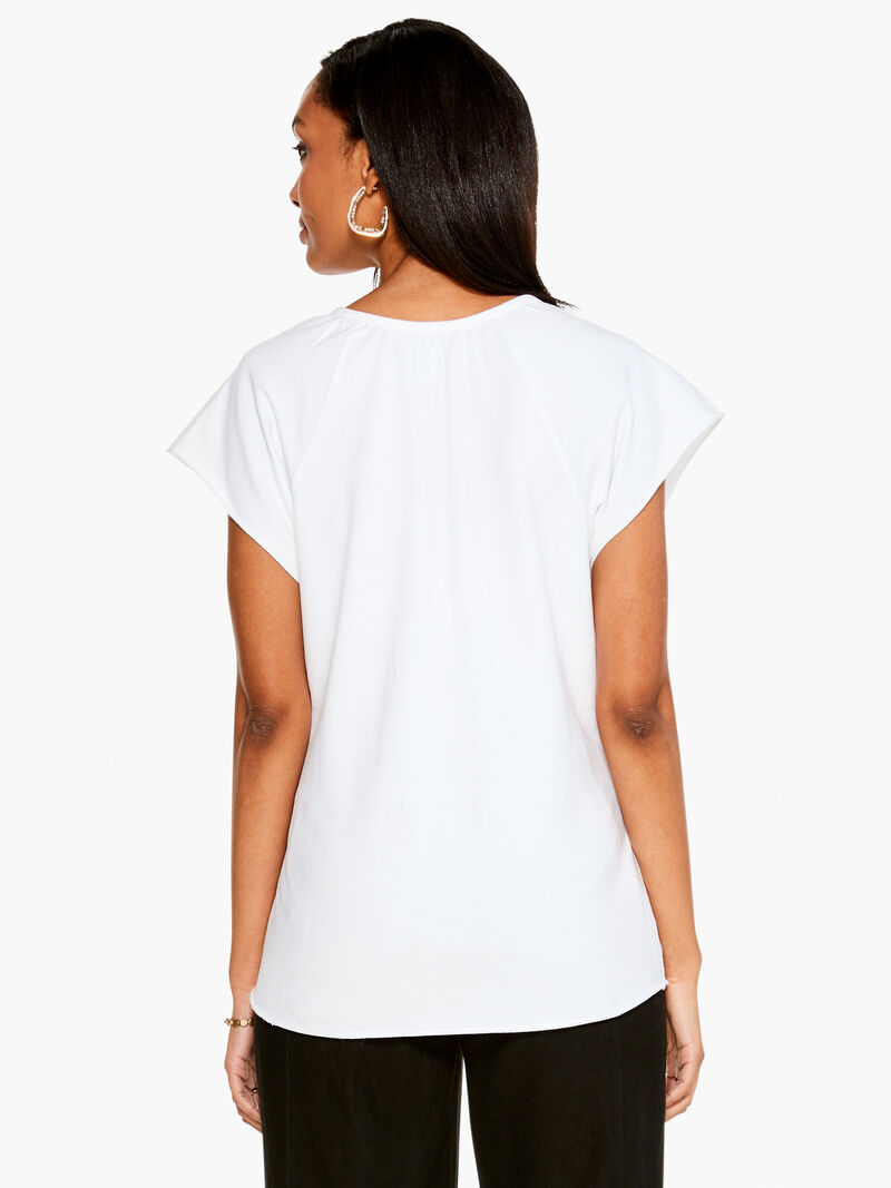 Woman Wears French Terry Swing Top image number 2