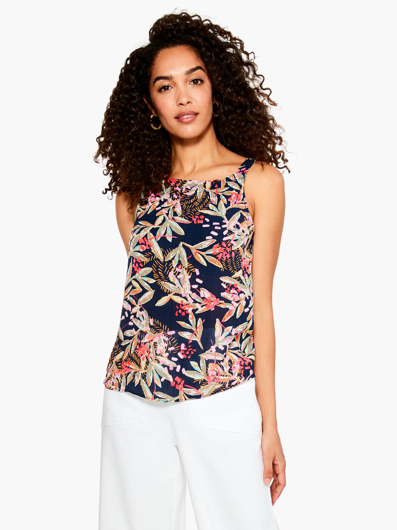 Woman Wears Cherry Blossom Tank image number 0