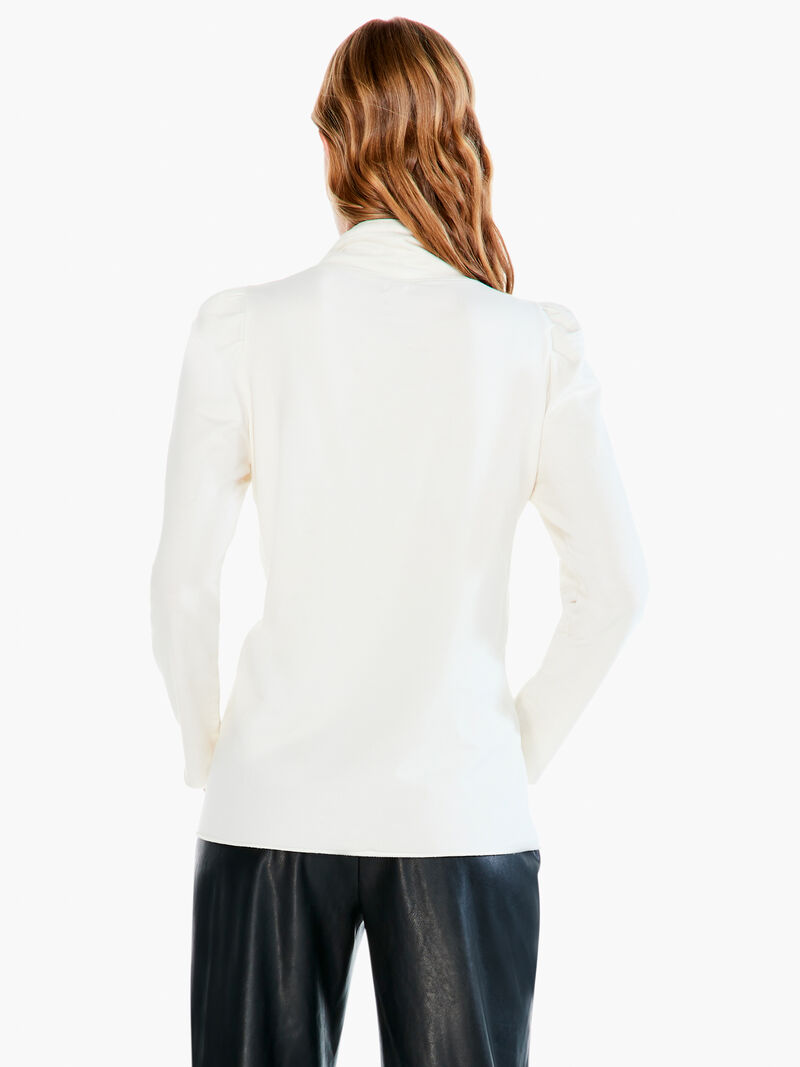 Woman Wears Terry Fleece Femme Top image number 2