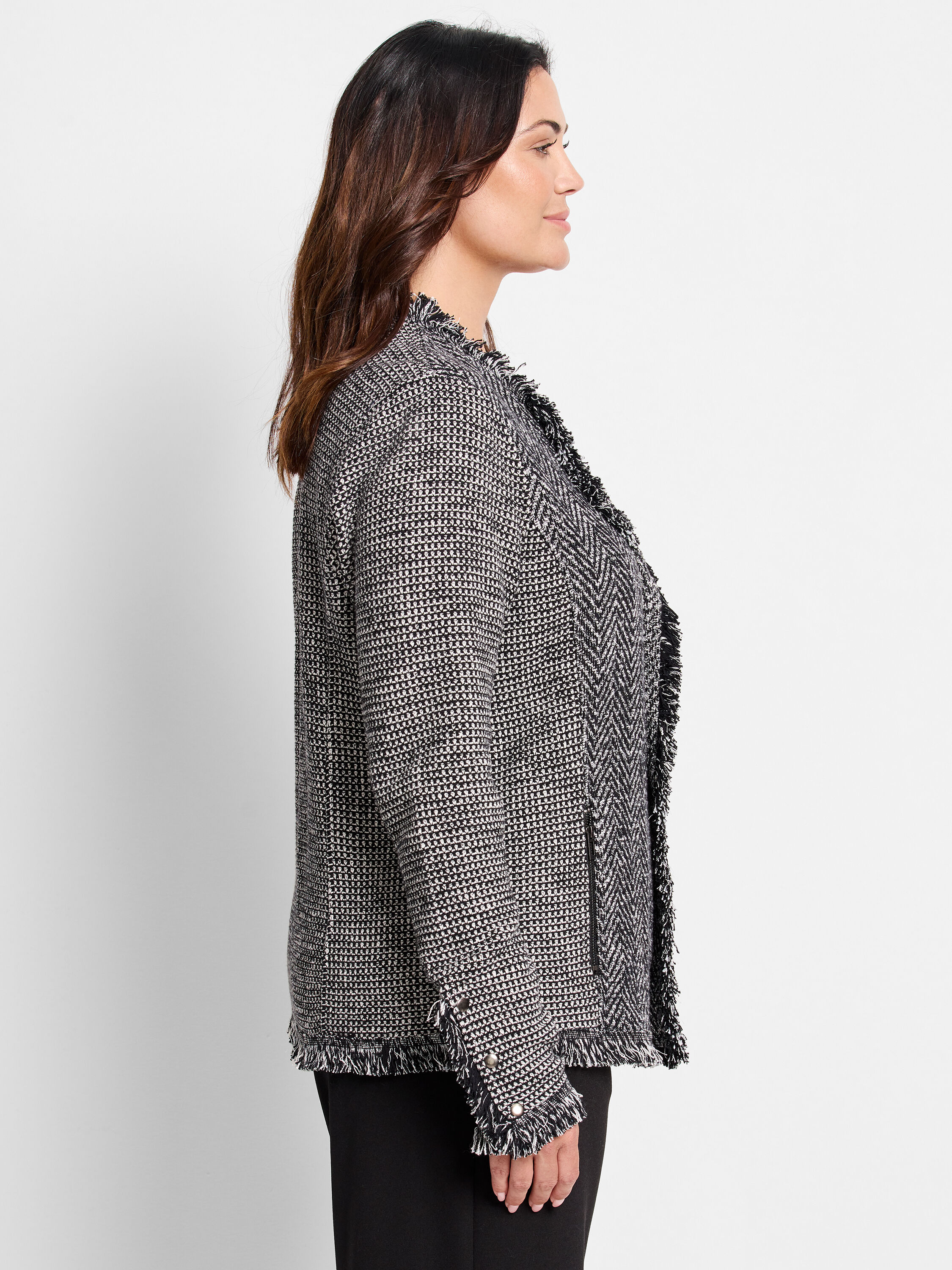 Fringe Mix Jacket | NIC+ZOE